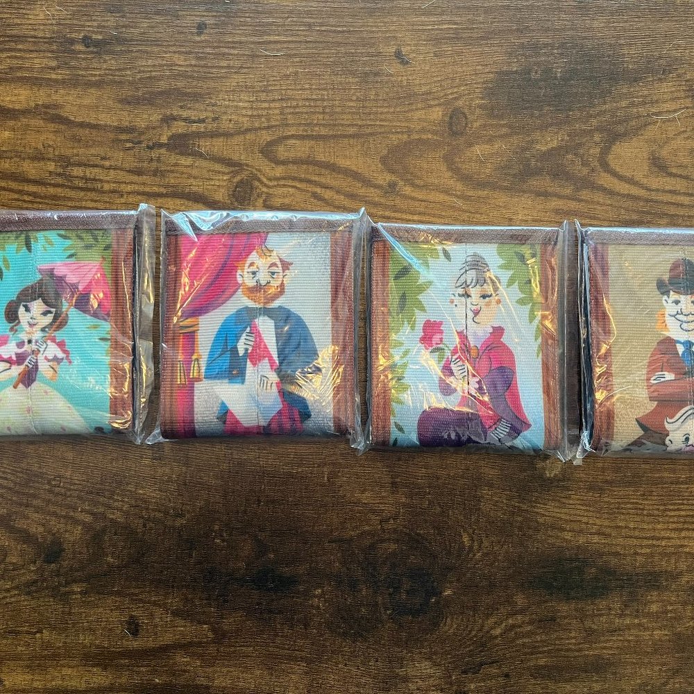 Harveys Disney Haunted Mansion Billfold Wallets - Complete set of four